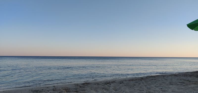 Tramonto sulla costa ionica salentina